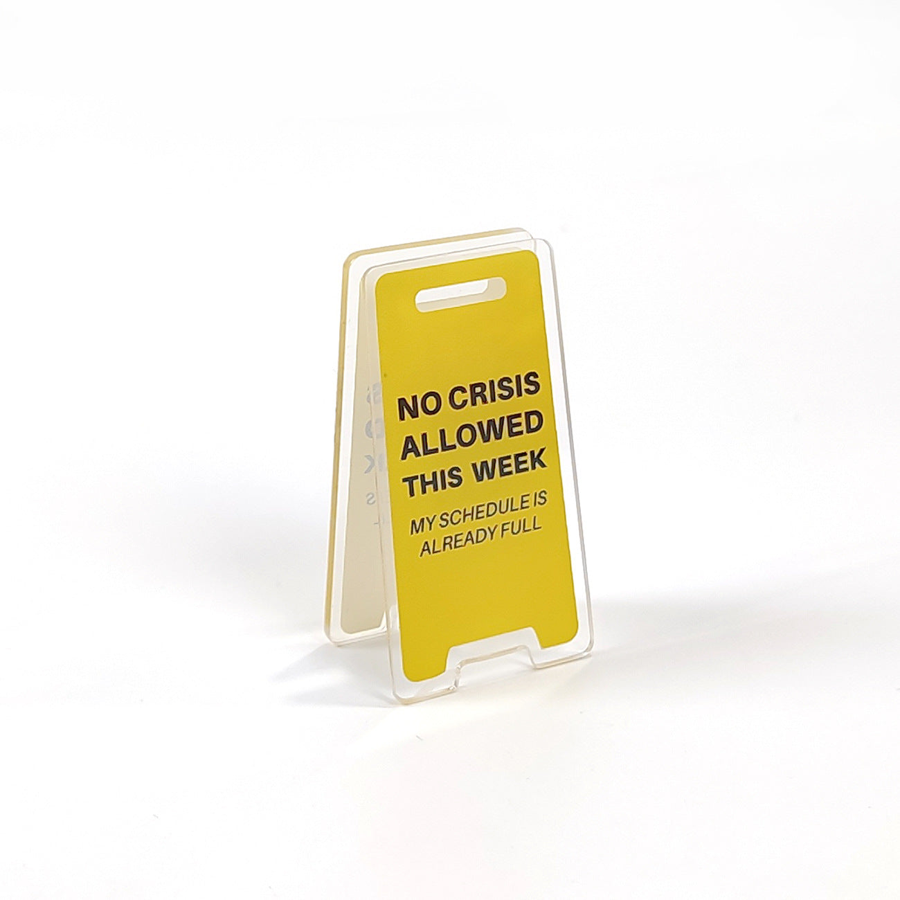 Humorous Acrylic Desktop Clips - Office Do Not Disturb Signs, Funny Desk Accessories for Work & Home