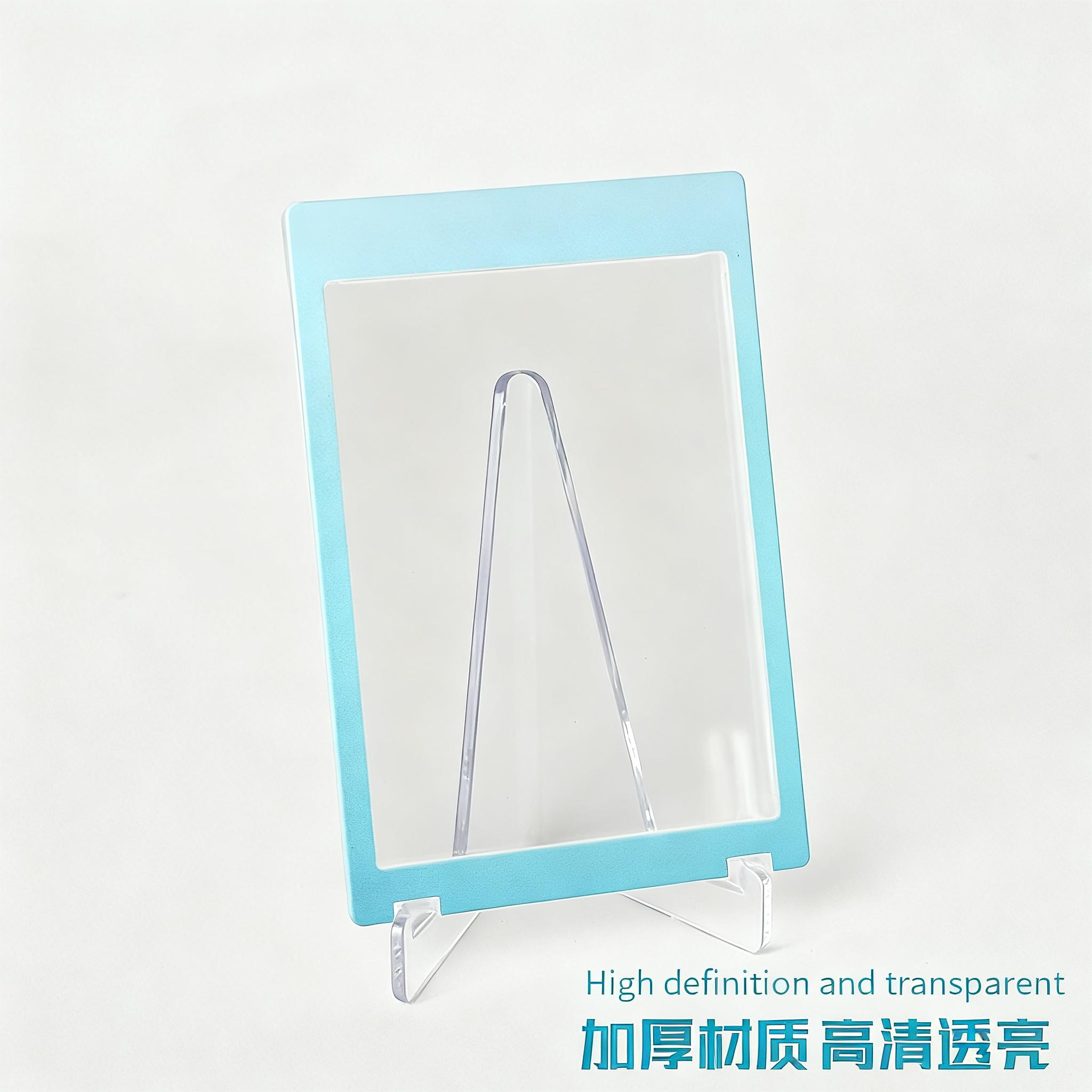 Anime Trading Card Protectors - Multi-Color Acrylic Card Sleeves, Compatible with TCG/CCG Cards, Premium Display & Protection