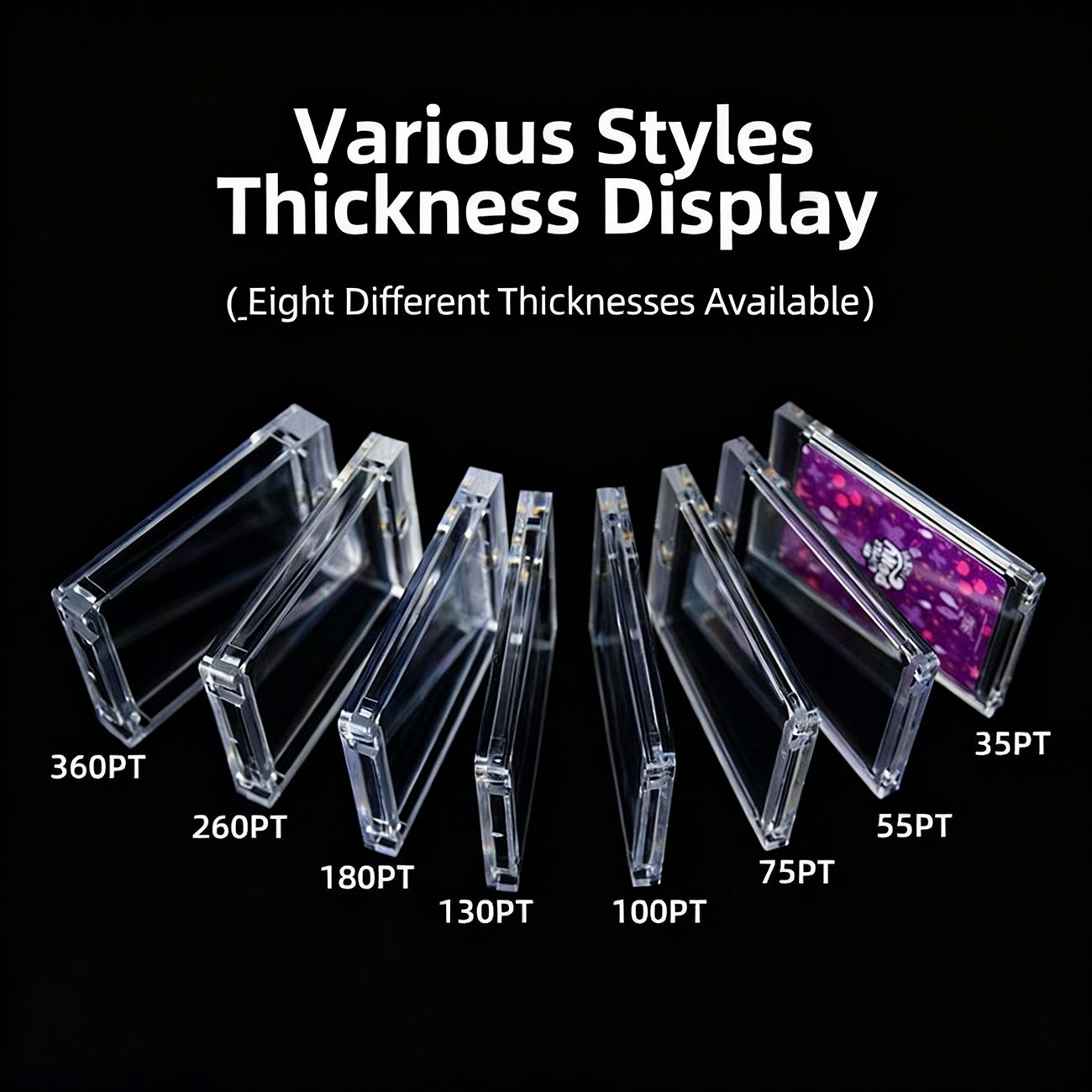 Magnetically attracts 35PT star cards, transparent card bricks, full set of Naruto, Pokemon, Yu-Gi-Oh, Ultraman card bricks.