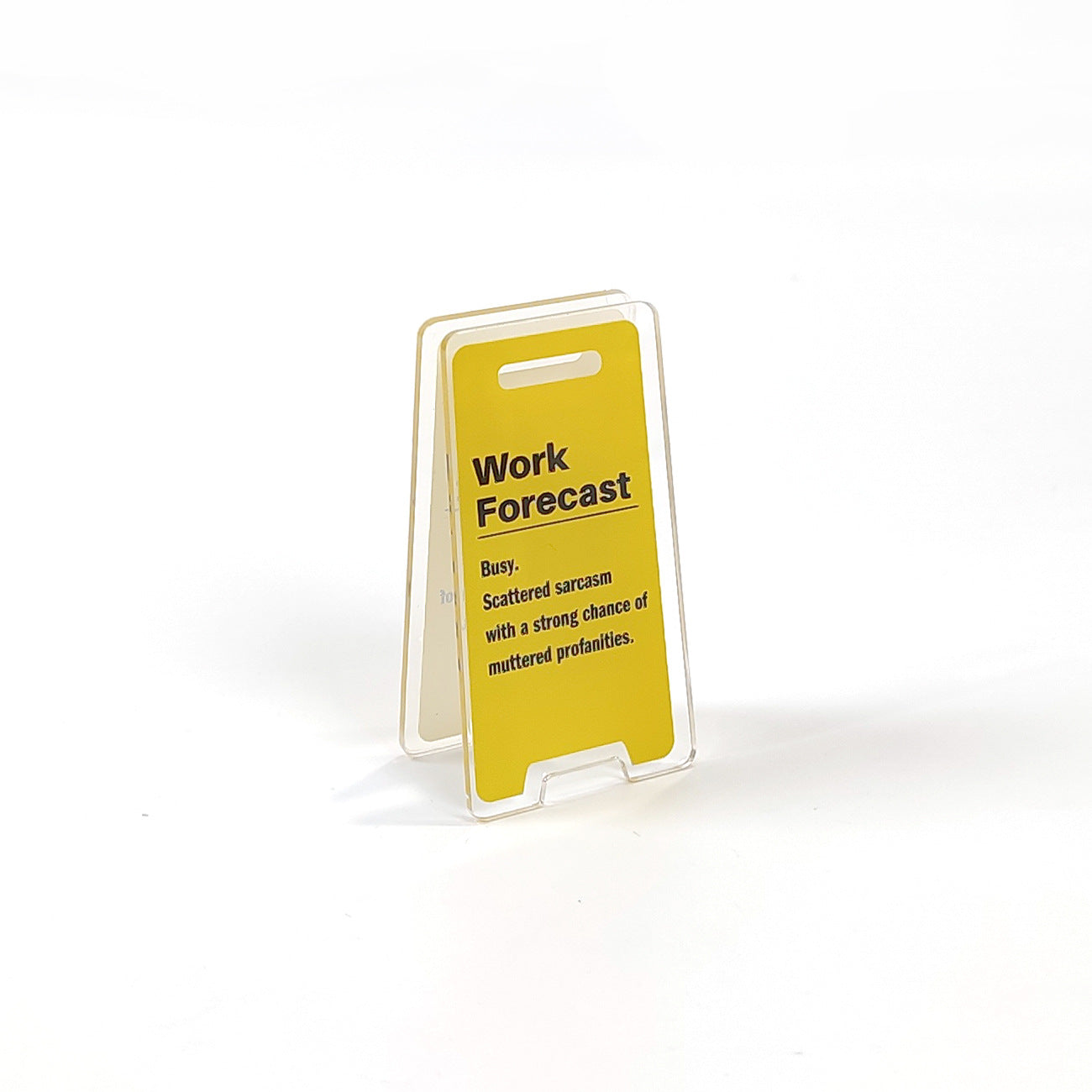 Humorous Acrylic Desktop Clips - Office Do Not Disturb Signs, Funny Desk Accessories for Work & Home
