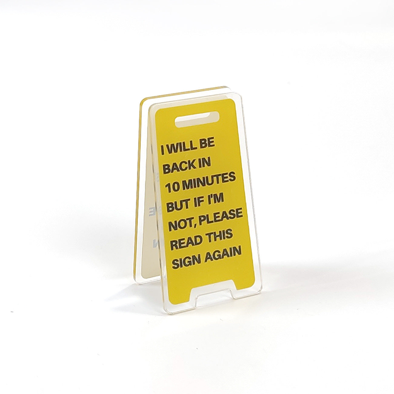 Humorous Acrylic Desktop Clips - Office Do Not Disturb Signs, Funny Desk Accessories for Work & Home