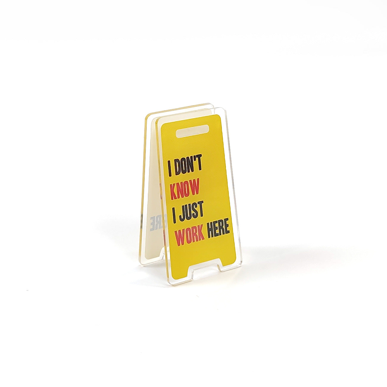 Humorous Acrylic Desktop Clips - Office Do Not Disturb Signs, Funny Desk Accessories for Work & Home