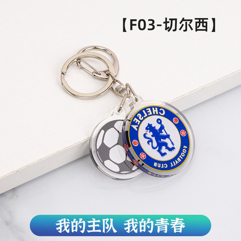 European Football Club Keychains - Soccer Team Logo Keychains, Bulk Pricing for Fans & Retailers
