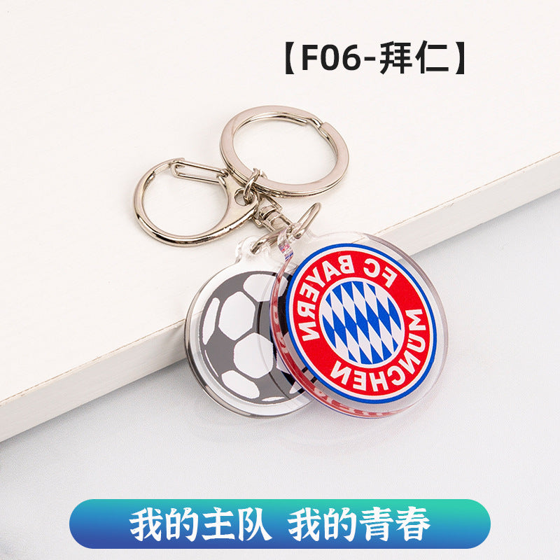 European Football Club Keychains - Soccer Team Logo Keychains, Bulk Pricing for Fans & Retailers