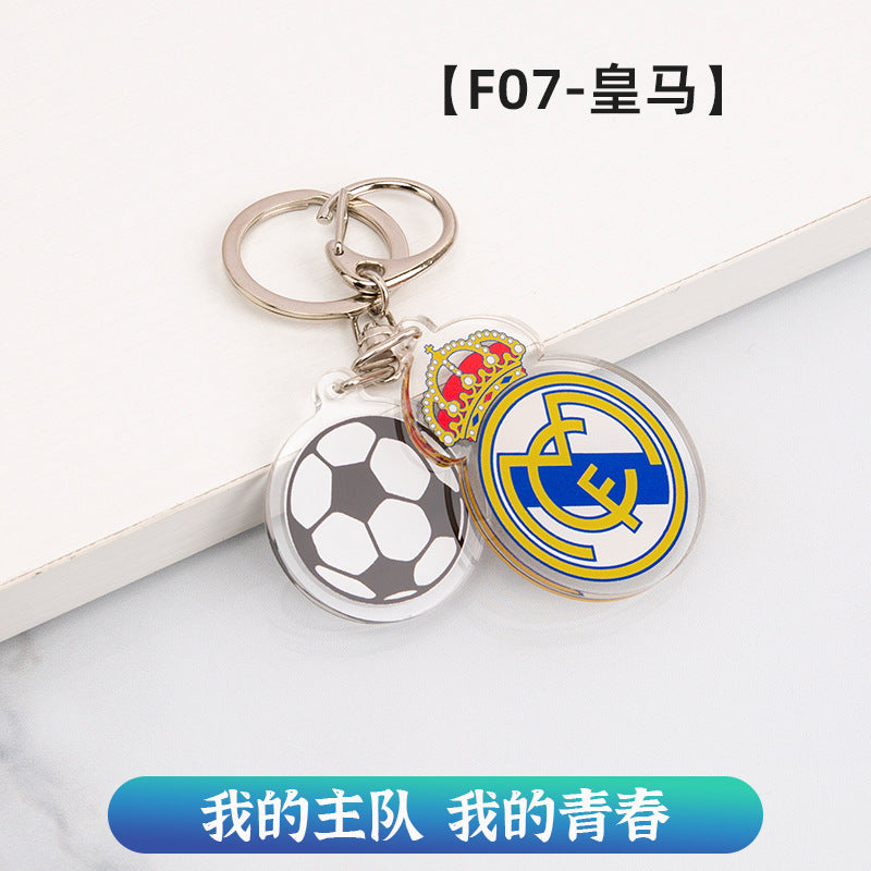 European Football Club Keychains - Soccer Team Logo Keychains, Bulk Pricing for Fans & Retailers