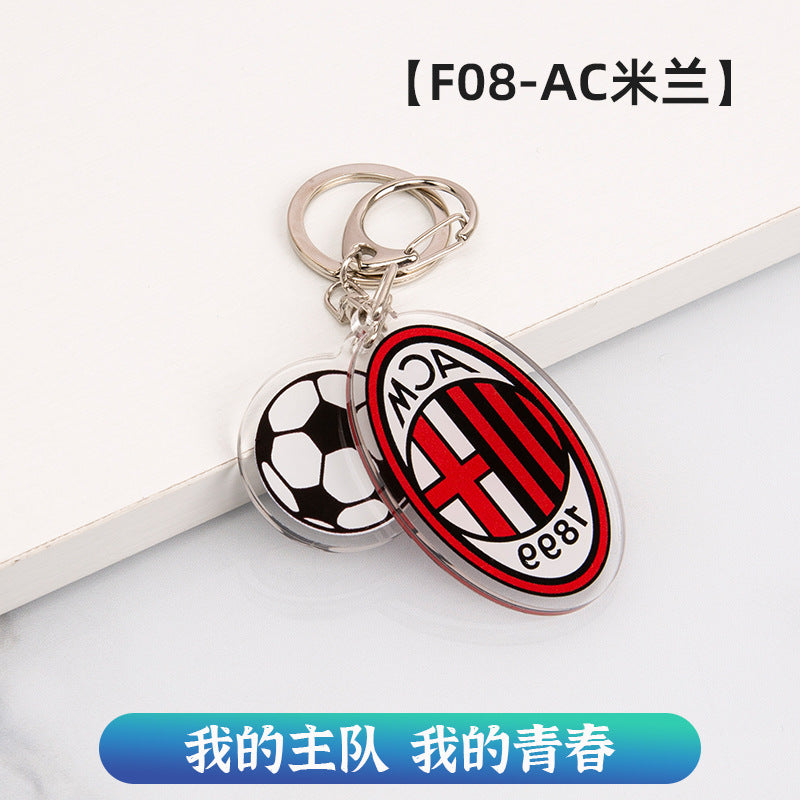 European Football Club Keychains - Soccer Team Logo Keychains, Bulk Pricing for Fans & Retailers