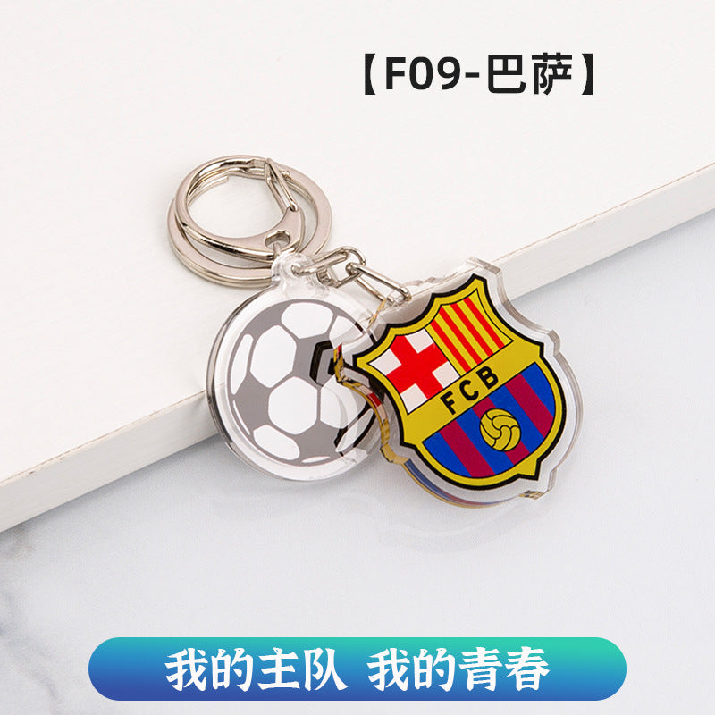 European Football Club Keychains - Soccer Team Logo Keychains, Bulk Pricing for Fans & Retailers