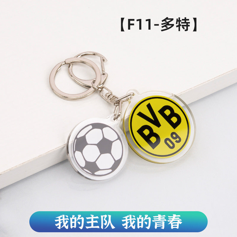 European Football Club Keychains - Soccer Team Logo Keychains, Bulk Pricing for Fans & Retailers