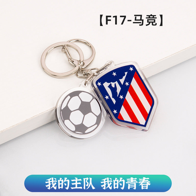 European Football Club Keychains - Soccer Team Logo Keychains, Bulk Pricing for Fans & Retailers