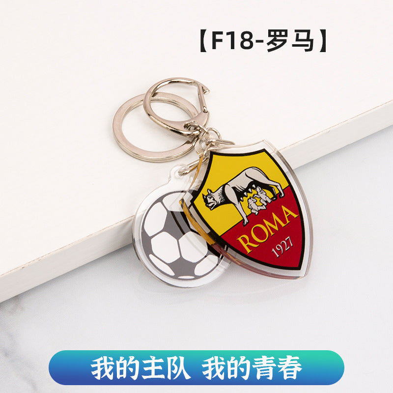 European Football Club Keychains - Soccer Team Logo Keychains, Bulk Pricing for Fans & Retailers