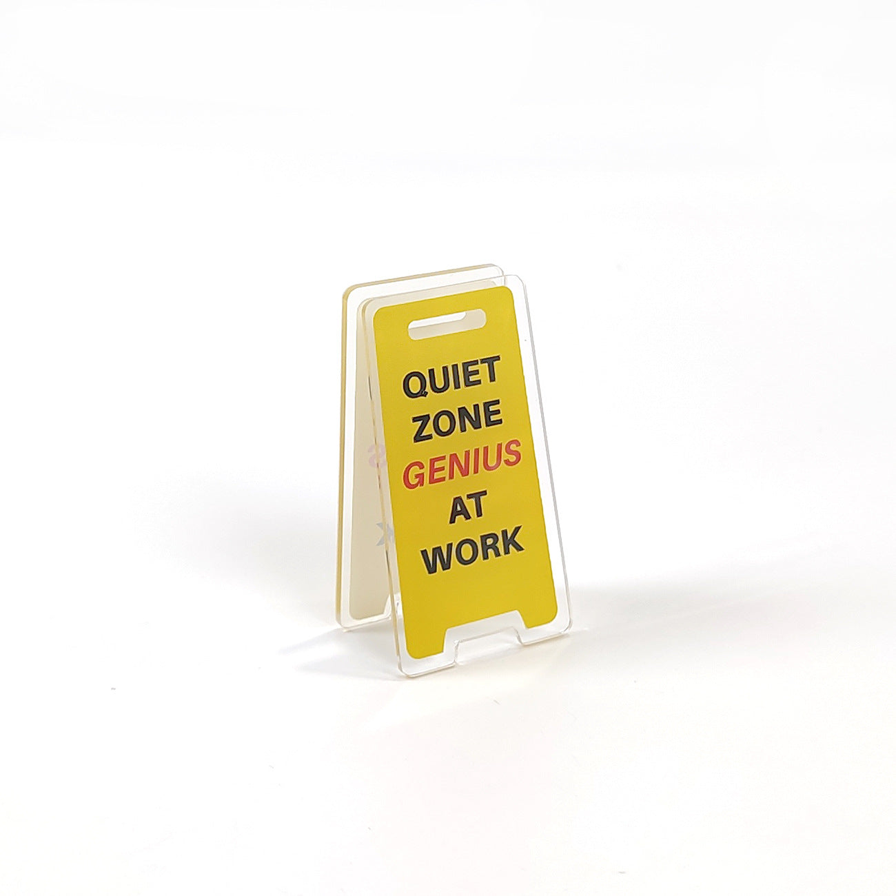 Humorous Acrylic Desktop Clips - Office Do Not Disturb Signs, Funny Desk Accessories for Work & Home